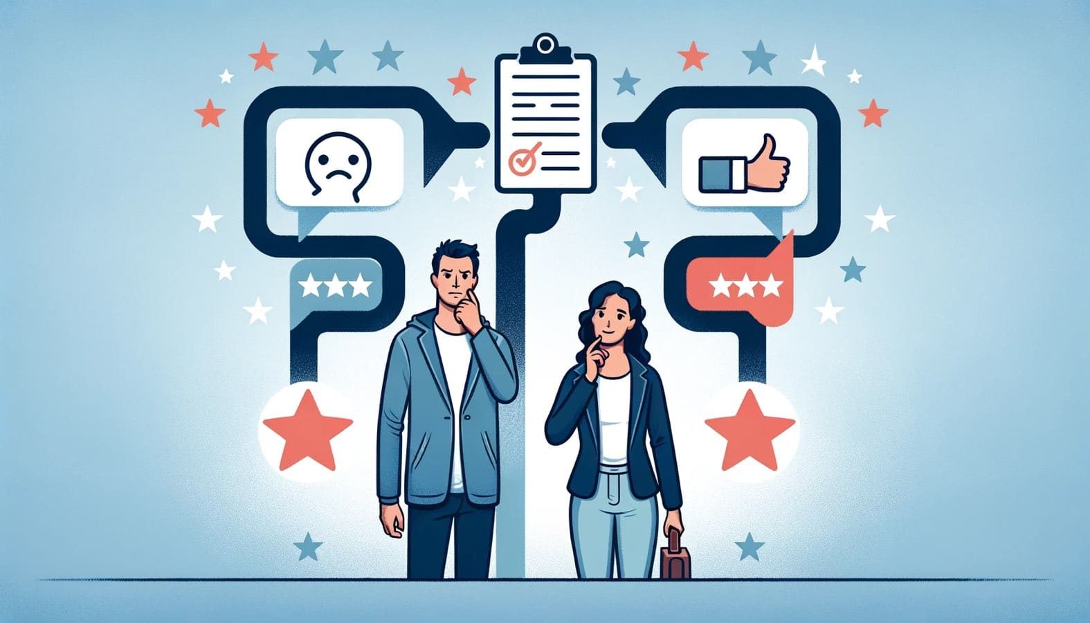 Private feedback form before public review request