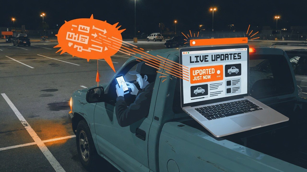 I Updated My Website From a Parking Lot, By Text Message